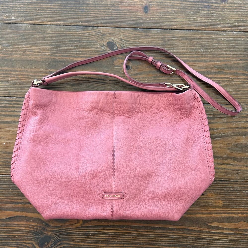Cole Haan Rose Leather Shoulder Bag